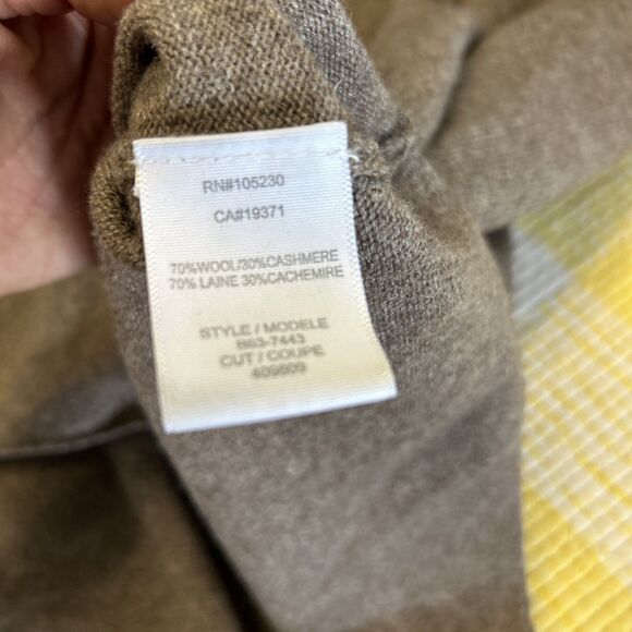 Joie Soft Cashmere Wool Blend Womens Brown Sz Small Tunic Knit Sweater Oversize - Picture 13 of 16